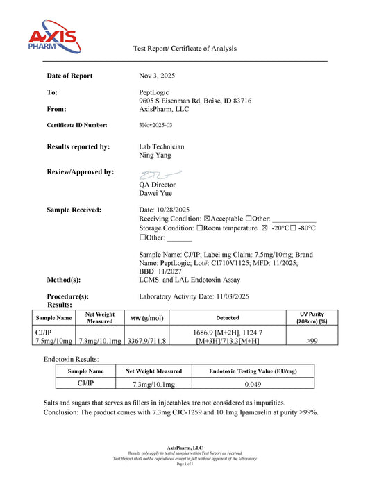 CJC-1295 / Ipamorelin